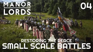 Small Scale Battles Against the Baron | Manor Lords Restoring the Peace Let's Play E04