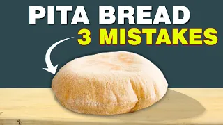 Never buy Pita Bread again! | COMMON MISTAKES | made in 3 ways (oven, air fryer & frying pans)