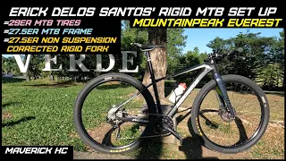 29ER x 2.10 Tires sa 27.5ER na Rigid Fork & 27.5ER MOUNTAINPEAK EVEREST Frame ni Erick Delos Santos