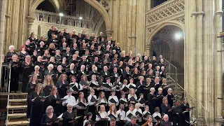 Brahms Requiem – Canterbury Choral Society and Youth Choir – from rehearsal through to performance