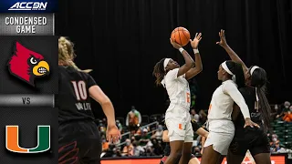 Louisville vs. Miami Condensed Game | 2021-22 ACC Women’s Basketball