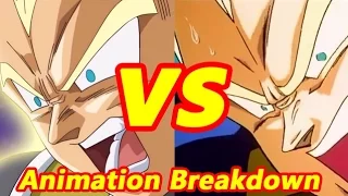 Dragon Ball Super vs Z Animation Breakdown  (Final Flash)