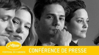 JUSTE LA FIN DU MONDE - Press Conference - EV - Cannes 2016