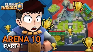 Subindo troféus na arena 10 no Clash Royale (do zero) EP 11