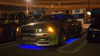 Fast and Furious Replica R34 at Japanese Car Meet With Sammit!