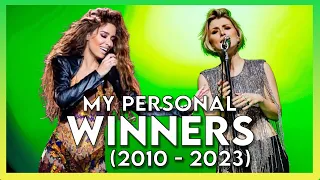 My personal winners each year (2010 - 2023) | Eurovision Song Contest | #eurovision