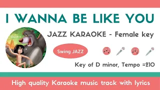 I wanna be like you (Jungle book) Gypsy Jazz Karaoke [Jazz arrangement - Sing along with lyrics]