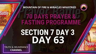 Day 63 SECTION 7 DAY 3 MFM 70 Days Prayer & Fasting 2022 from Dr DK Olukoya, G.O MFM Ministries