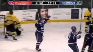 UMASS LOWELL TOPPLES MERRIMACK COLLEGE, 6-4