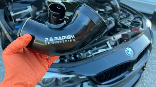 HOW TO INSTALL TURBO INLET ON YOUR B58 ! PARADIGM ENGINEERING ! BMW M140 240 340 440
