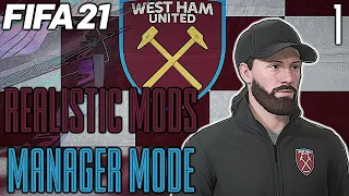 FIFA21 WEST HAM CAREER MODE | REALISTIC MODS! | I NEED YOUR SCOUTING KNOWLEDGE!!! | #1