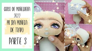 Curso de Muñequería - Mi Primera Muñeca de Trapo Parte 3 - Paso a Paso Como Pintar los Ojos