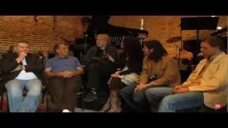 Rick Wakeman and his band interviewed at the Granary, Norfolk