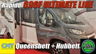 Rapido 696F Ultimate line - CMT 23 - Queensbett + Hubbett + integrierter Staubsauger - Camper 2023