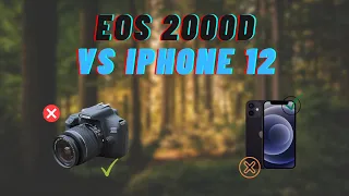 👀📷 Canon Rebel T7 (EOS 2000D) Video Test vs iPhone 12