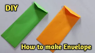 Envelope Paper Making with Glue and Scissor , BMC Crafts