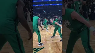 Jaylen Brown’s ￼Warm-up￼ With Payton Pritchard Before Vs Raptors! #celtics