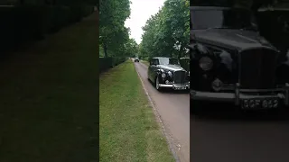 our Bentley Hooper Empress & Rolls-Royce Silver Wraith 1939 arriving for a days filming with Disney
