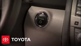 2010 Camry Hybrid How-To: Push Button Start | Toyota