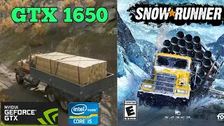 SnowRunner | Build a bridge | GTX 1650 4GB GDDR6 | Low Profile | intel i5-4590 | 16GB