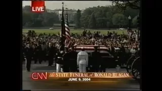 State funeral of Ronald Reagan CNN live coverage 6-9-2004