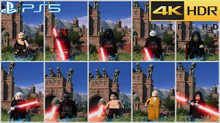 Lego Star Wars Skywalker Saga - Wszystkie postacie Ciemnej Strony |4K 60FPS HDR|