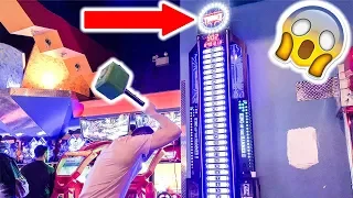 Winning the Arcade Hammer Machine JACKPOT! *new record*