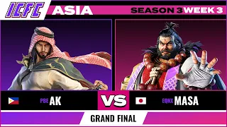 AK (Akuma) vs Masa (Ganryu) ICFC Asia: Season 3 Week 3 - Grand Final