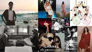 Chanel 2023 Campaigns: Iconic Handbag, Chance, Coco Beach, Métiers d’art, 22 Bag, SS23.