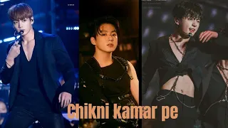 BTS jungkook hindi req. song FMV full req video song chikni kamar pe