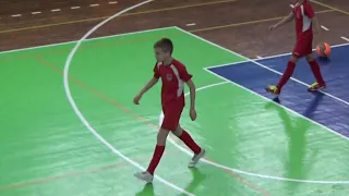 U-13. Ильичевец 8:1 ДЮСК Атлетик ВМихайловка Тайм 1 Футзал Одесса Дети 2022-02-12