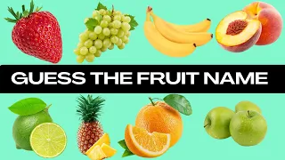 Guess The Fruit Quiz ( 30 Different Types Of Fruit ) 🍉🍌🍍🍓🍏