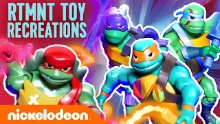 Rise of the TMNT Toys Fight Meat Sweats, Do Challenges & More! 🐢 | Nick