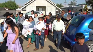 BAUTIZO CON LA FAMILIA CISNEROS Y CALLEJA EN LINDSAY CALIFORNIA