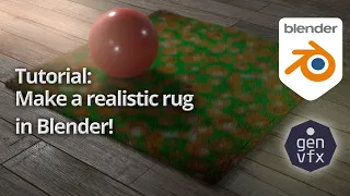 TUTORIAL: Make Hair into a realistic Rug in Blender!