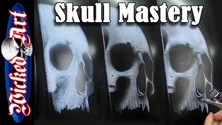 Skull Mastery: A Complete Airbrush Tutorial