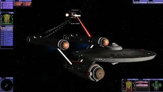 USS Enteprise VS USS Stargazer Kirk VS Picard Star Trek Bridge Commander. Who will win?