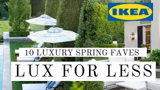 10 IKEA SPRING LUXURY ITEMS that are SURPRISINGLY AFFORDABLE! SHOP WITH ME IKEA! Spring Home Decor