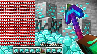 MINECRAFT pero CUANDO PICAS DIAMANTES MULTIPLICAS LOS CORAZONES!