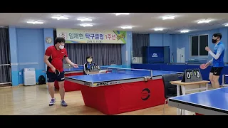 임재현탁구클럽 임재현(선수) vs 김태희(3부) 선수