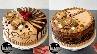decorado de tortas con chocolate en crema