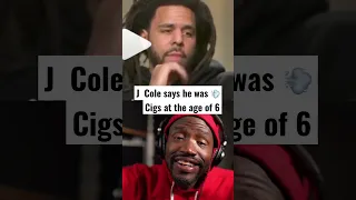 😱 J Cole said he smoked cigarettes at the age of 6 #jcole #shorts