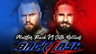 Seth Rollins vs Aleister black WWE BLACKLASH 2020[2K20]