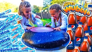 WUBBLE BUBBLE DE COLA & MENTOS!!!