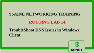 TroubleShoot DNS Issues in Windows Client