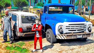 ОТЕЦ И СЫН В GTA 5 - ПАПА ОТПРАВИЛ МЕНЯ В ДЕРЕВНЮ ПОМОГАТЬ ДЕДУ ! ⚡ГАРВИН