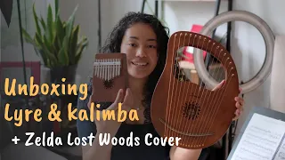 Unboxing lyre and kalimba (with Zelda Lost Woods cover!)