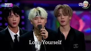 [ENG/sugafull] BTS 2017 MAMA speech