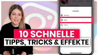 Instagram Reels Hacks 📲 10 schnelle Tipps, Tricks & Effekte ✌️😊