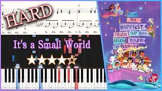 【楽譜】小さな世界/It's a Small World（ピアノソロ中級～上級）ディズニー アトラクション「イッツ・ア・スモールワールド」テーマソング【ピアノアレンジ楽譜（コード・ペダル付き）】